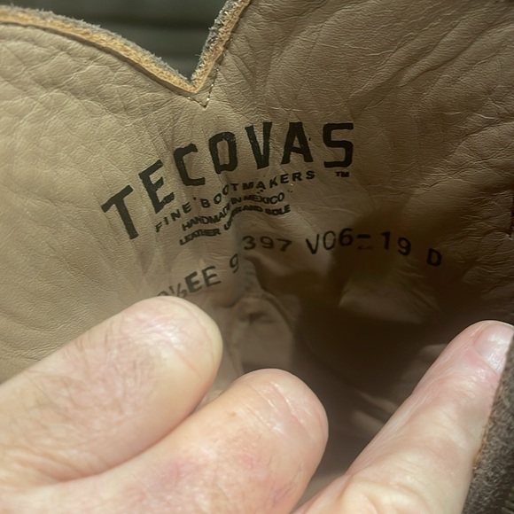 Tecovas Suede Zip Boot - Picture 9 of 10
